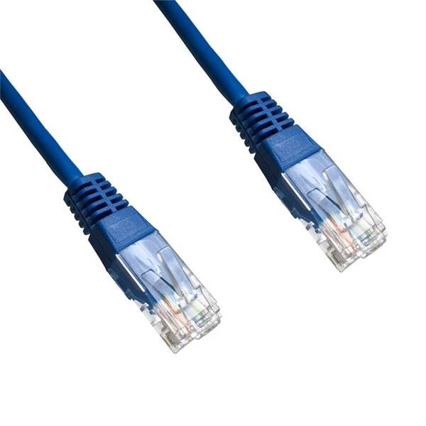 Kabel DATACOM UTP RJ45 Cat.6, 1 m (15913) modrý