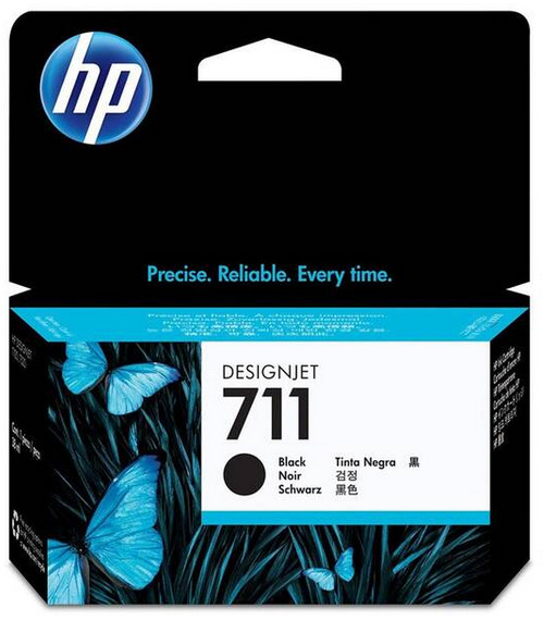 HP 711, 38 ml (CZ129A) čierna