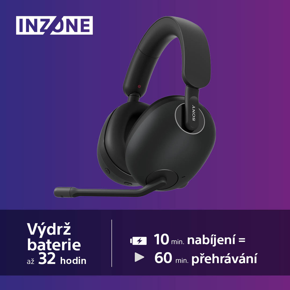 Sony Inzone H9, čierna