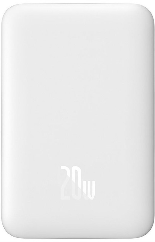 Powerbank Baseus Mini s bezdrôtovým nabíjaním 10000 mAh 20W USB-C - biela