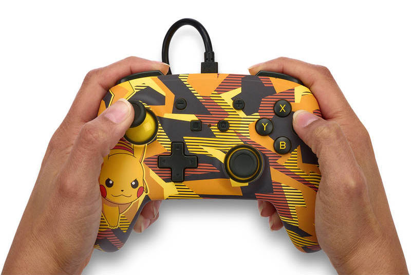 PowerA Enhanced Wired pre Nintendo Switch - Camo Storm Pikachu (NSGP0094-01)