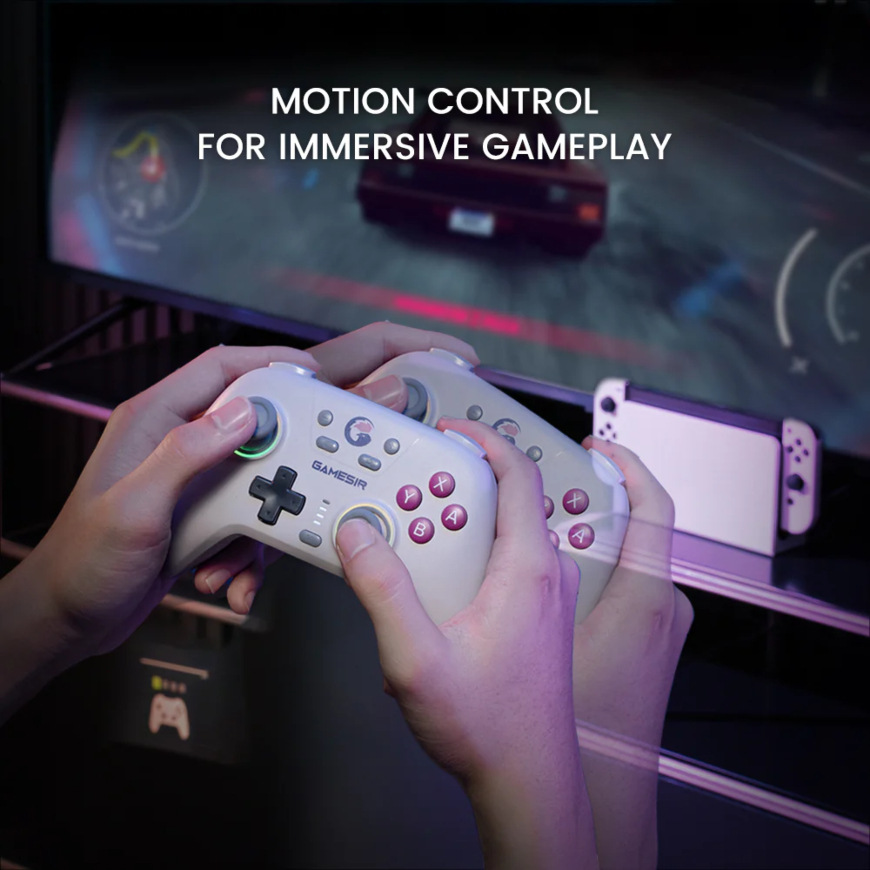 GameSir Nova MultiPlalform Gaming Controller RW, biela