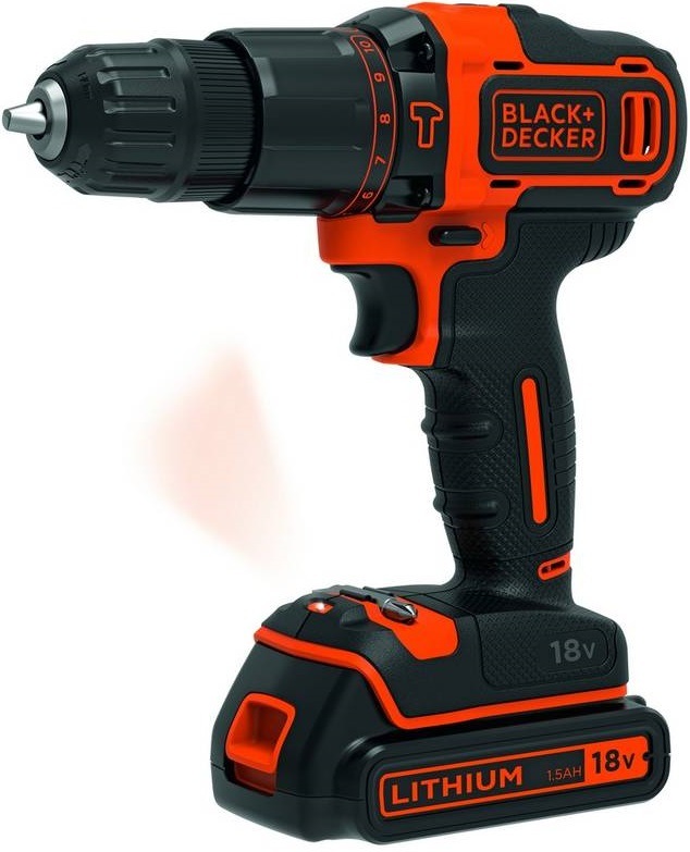 Aku vrtačka Black-Decker BDCHD18K1B2