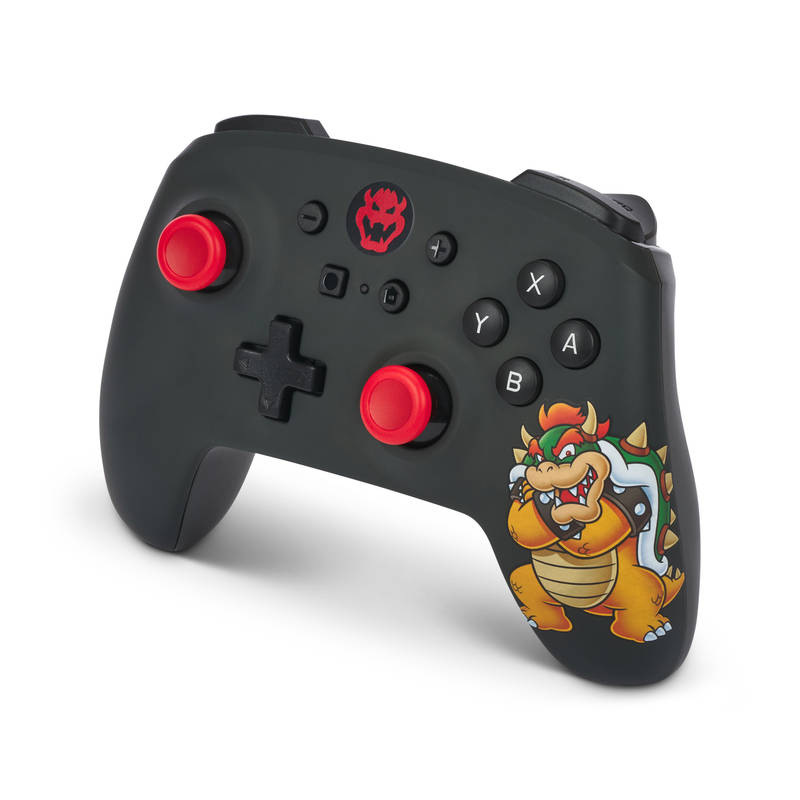 PowerA Wireless pre Nintendo Switch - King Bowser (NSGP0251-01), čierna