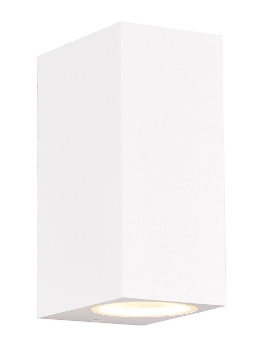 Nástenné svietidlo TRIO Roya, štvorcové biele