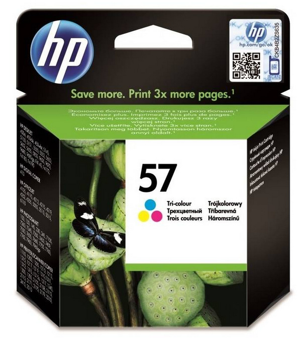 HP 57, 500 strán - CMY (C6657AE#UUQ)