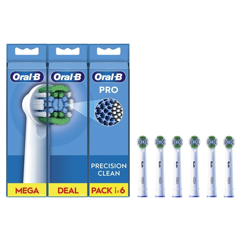 Náhradná kefka Oral-B Pre Precision Clean 6 ks