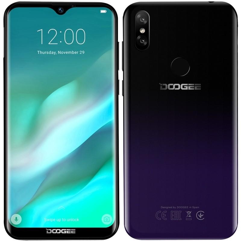 Doogee X90L, fialová