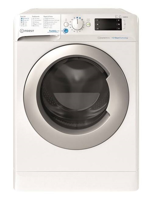 Práčka/sušička Indesit BDE 96436 EWSV EE, biela