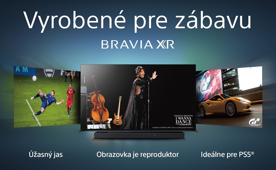 Televízory Sony BRAVIA XR, jednoducho sa bavte!