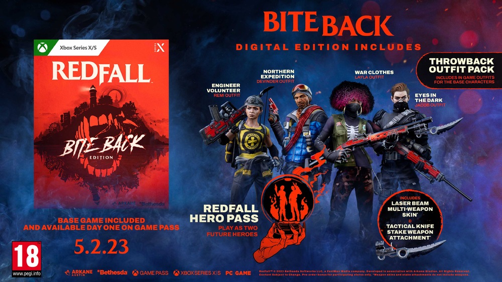 Redfall - Bite Back Edition - elektronická licencia, Xbox Series X|S / PC