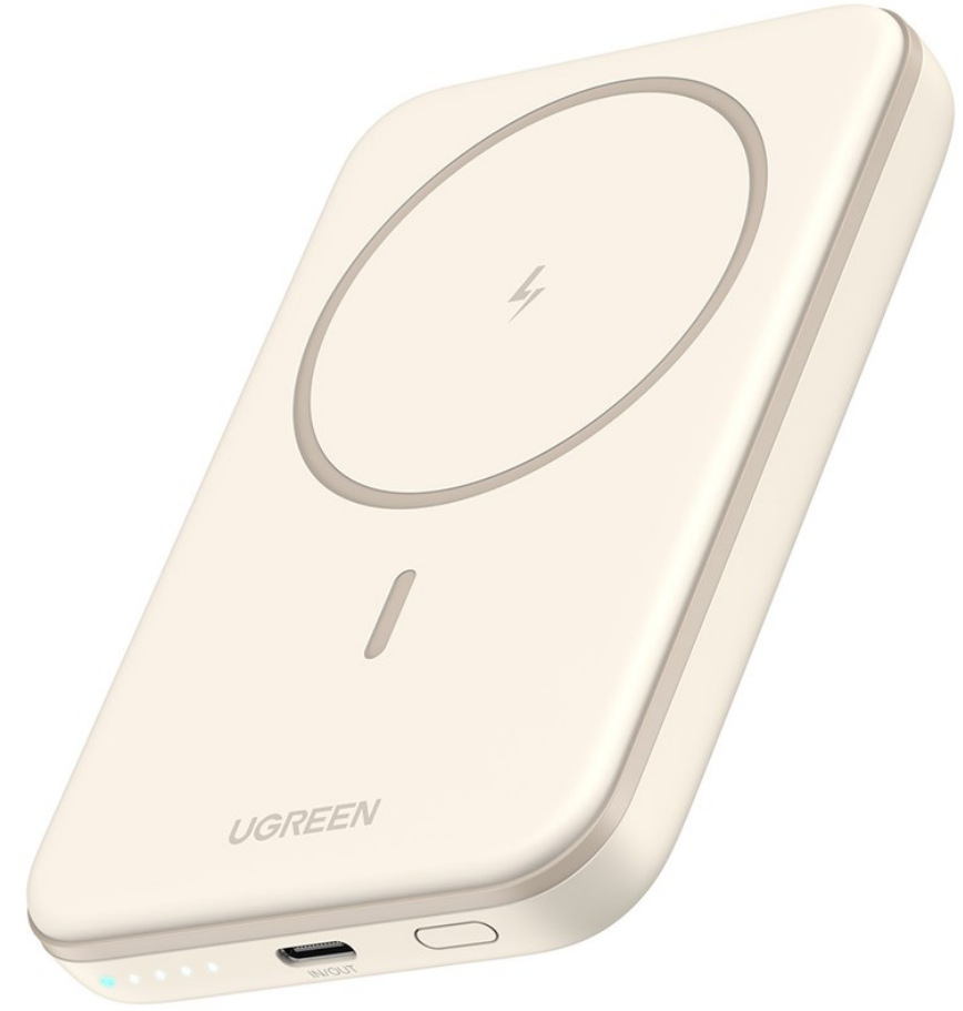 Powerbank UGREEN Wireless 5000 mAh - béžová