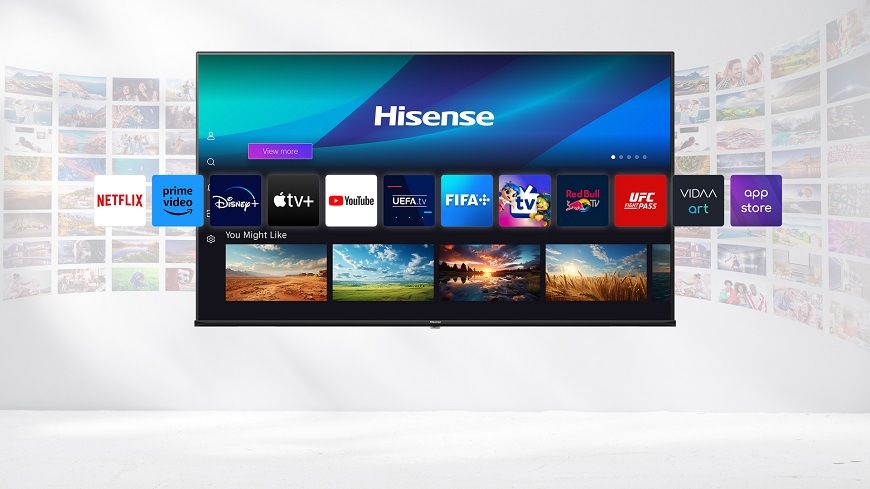 Televízia Hisense 65E7NQ, operačný systém VIDAA U