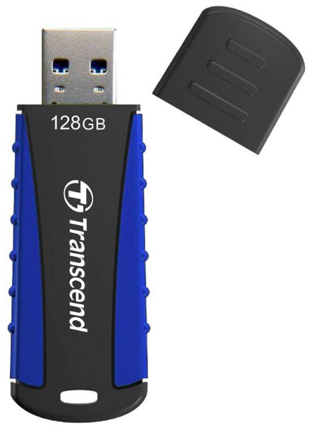 Flash USB Transcend JetFlash 810 128 GB USB 3.1 Gen 1 - čierny/modrý