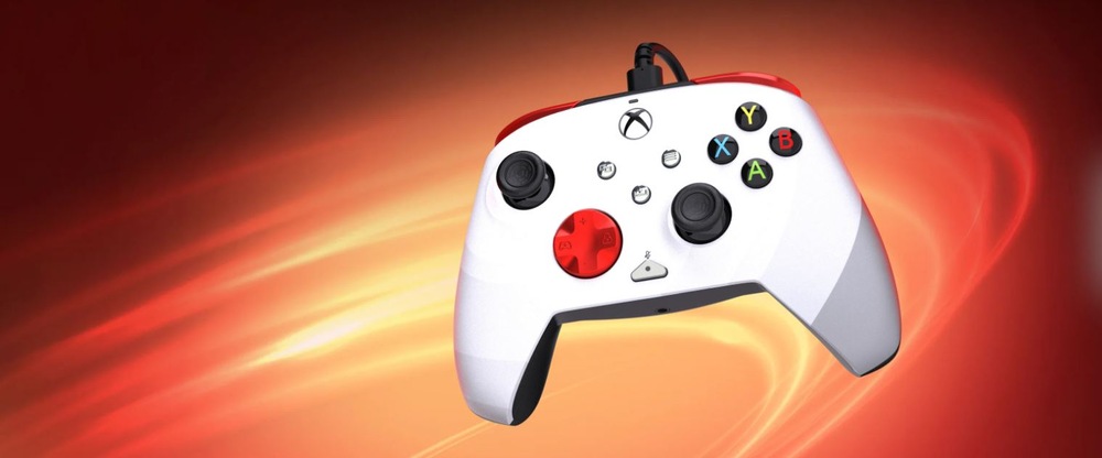 PDP Wired Controller pre Xbox Series X|S / Xbox One / PC - Rematch Radial White (049-023-RW)