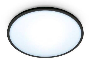 Stropné svietidlo WiZ SuperSlim Tunable White 14 W - čierne