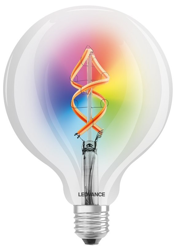 Žiarovka LED LEDVANCE SMART+ WiFi Filament Globe RGBW 4,5W E27