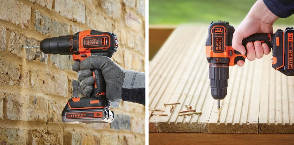 Aku vrtačka Black-Decker BDCHD18K-QW