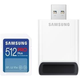 Pamäťová karta Samsung PRO Plus SDXC 512GB + USB adaptér (MB-SD512SB/WW)