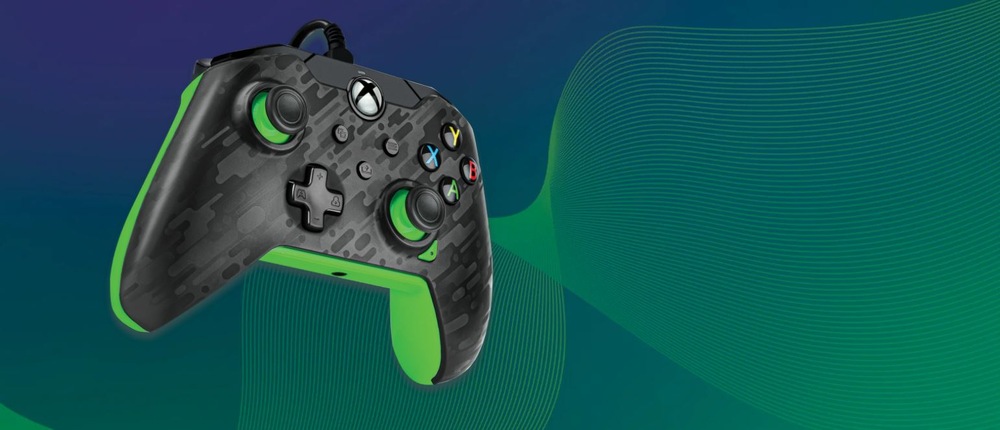 PDP Wired Controller pre Xbox Series X/S / Xbox One / PC - Neon Carbon (049-012-CMGG), čierna/sivá