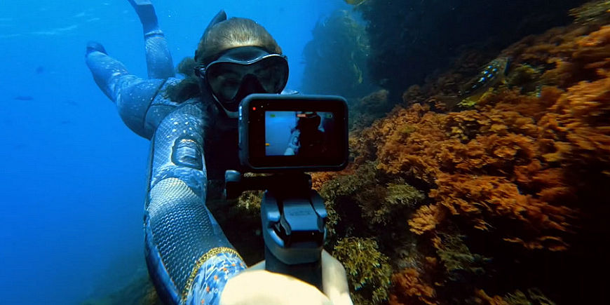 GoPro pod vodou