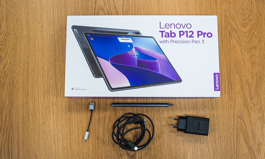 Obsah balenia tabletu Lenovo Tab P12 Pro