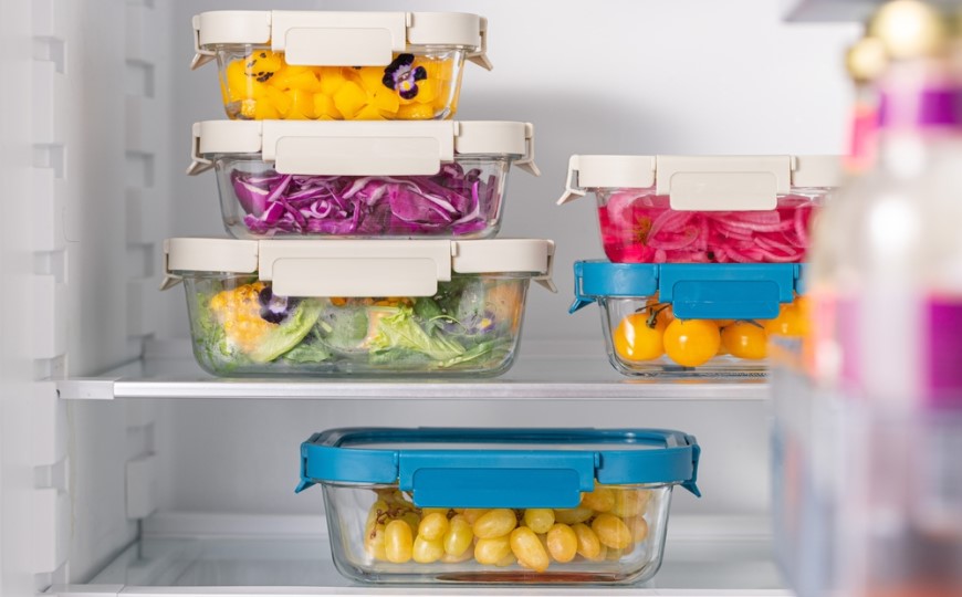 ako skladovať potraviny v chladničke