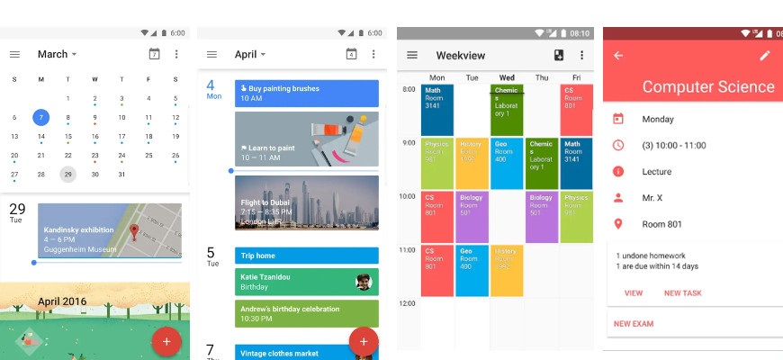 Google Kalendar a Timetable