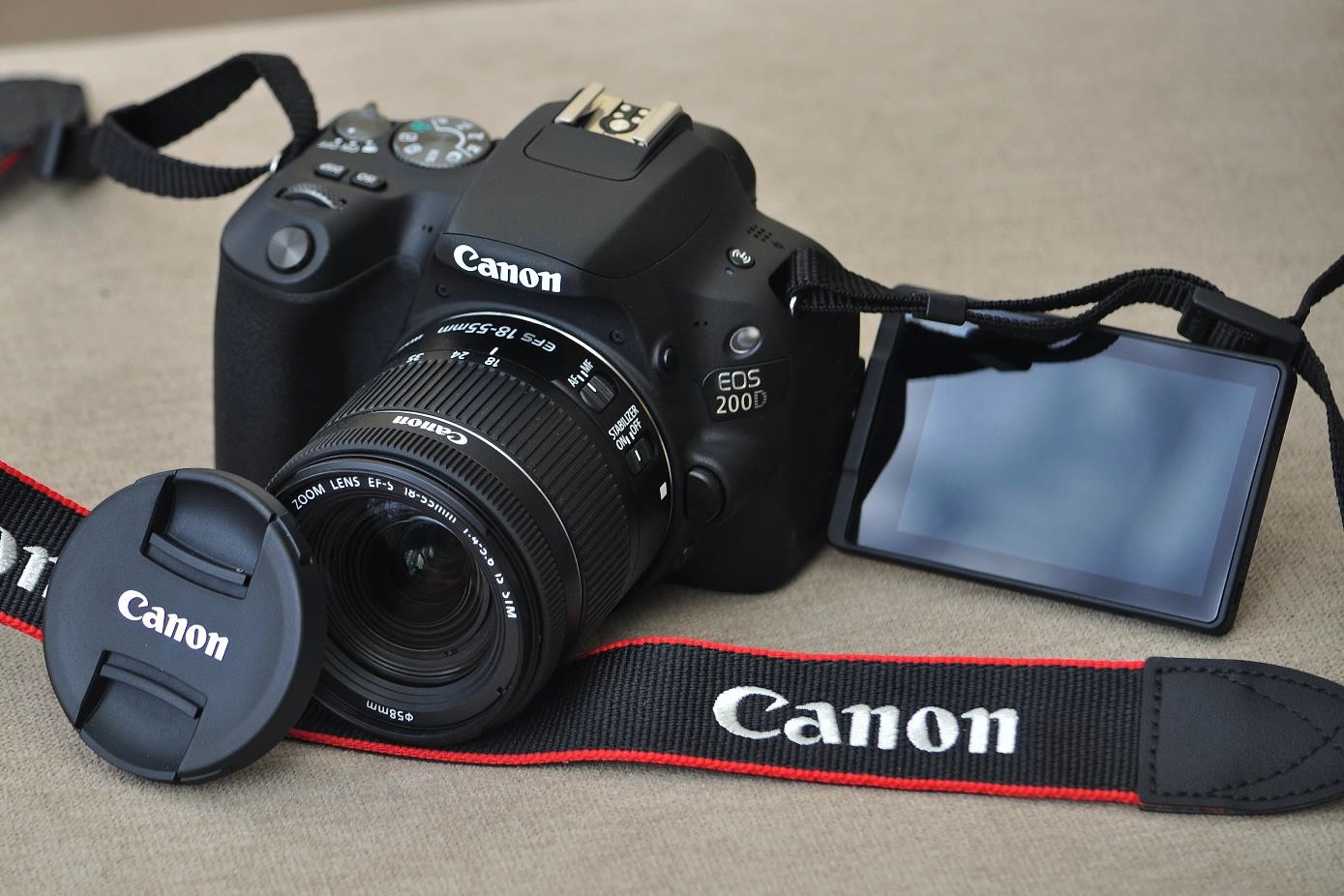 Canon EOS 200D po prvýkrát