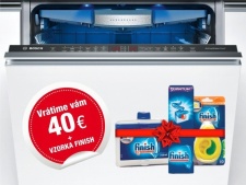 Kúpte si akúkoľvek umývačku Bosch a získajte 40 EUR späť!